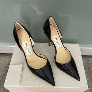 Jimmy Choo Amya Dorsay Occl | Croc Embossed Leather Heel